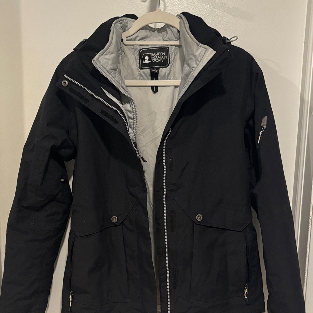 Eastern Mountain Sports Women's Dark Ski Jacket with Light Interior